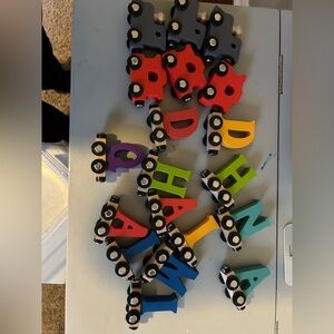 Colorful Alphabet Train Set for Kids